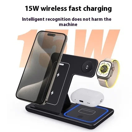 3-in-1 Quick Charge LED Wireless Stand